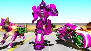 Dog Robot Transform Moto Robot Transformation Android Gameplay