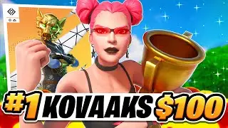 WON SOLO VICTORY CASH CUP FINALS 🏆 ($100) | KovaaksXD