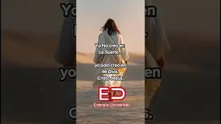 Solo creo en Dios. #metafisica #dios #frases #fe #amor #reflexiones #reels #paz #youtube #shorts