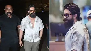 Rocking Star Yash Spotted At Airport | Rocking Star Yash Toxic Movie Looks  | Daily Culture