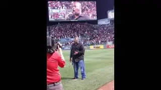 God Bless America at Fenway Park