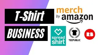Merch by Amazon & Spreadshirt T-Shirt Designs erstellen.