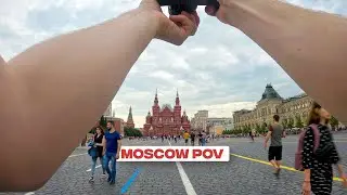 POV Street Photography Warm-Up on Red Square in Moscow, Russia - Fujifilm X-T3