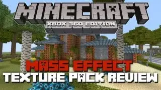 Minecraft Xbox 360: Mass Effect Texture Pack Review! (First Mash-Up Pack DLC)