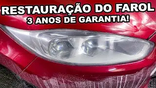 RESTAURAÇÃO DO FAROL EM CASA DE FORMA PERMANENTE EM SEM MÁQUINA