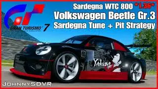 Gran Turismo 7 - Volkswagen Beetle Gr.3 Tune | Sardegna WTC 800 Setup | 800PP Money Method 1.36 GT7