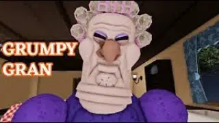 I ESCAPED FROM MY GRANDMA IN ROBLOX!! (grumpy gran) |NizSarEsh Vlogs