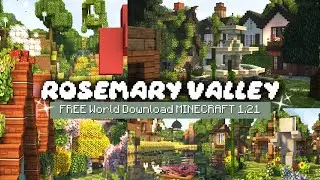 NEW [World Download] Rosemary Valley BETA | Minecraft Java & Bedrock 1.21-1.21.70 #minecraftmaps