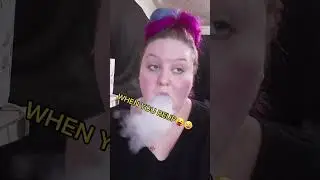 Smoke cloud happiness: When you finally re-up!#reup #smokecloud #happy #vape