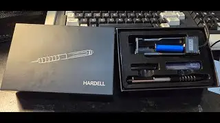 HARDELL Engraving Pen test on steel portable rechargable battery engraver