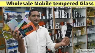 Wholesale Moblie Tempered Glass Rs.9. || business idea || company manufacture