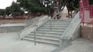 Palomares 10 Stair Kickflip