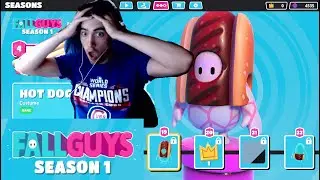*NEW* SEASON 1 BATTLE PASS In Fall Guys! (OG SKINS)