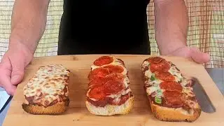 Домашняя пицца из французского хлеба лучше