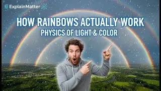Do you know how rainbows actually workl? Physics of Light & Color #rainbow #scienceexplained