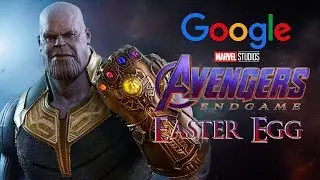 Avengers Endgame Easter Egg on Google Ft. Thanos Infinity Gauntlet