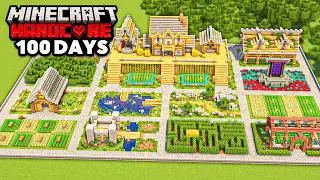 I Survived 100 Days in SUPERFLAT Minecraft Hardcore