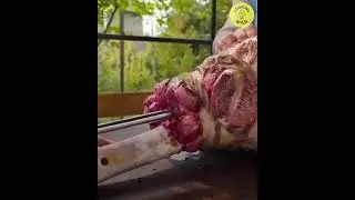 Spit Roasting A Huge Leg Of Lamb Cooking Wild Official #spiti #roasting
