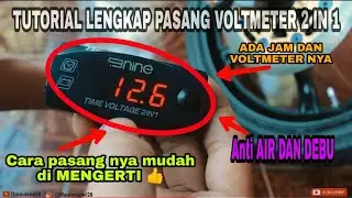 CARA PEMASANGAN VOLTMETER 2 IN 1 MUDAH DAN SIMPEL