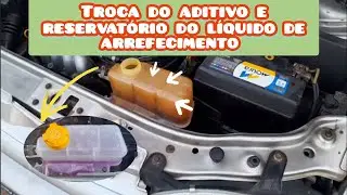 Troca do aditivo e reservat&oacute;rio do l&iacute;quido de arrefecimento do Palio 97 