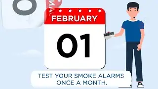 Animated Explainer Video : Fire Safety Tip About Checking Smoke Alarm | Explainer Video Production