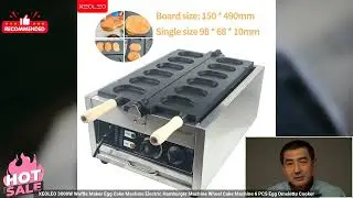 2255800643951043 XEOLEO 3000W Waffle Maker Egg Cake Machine Electric Hamburger Machine
