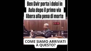 #ISRAELE: VIA LIBERA ALLA PENA DI MORTE, FESTEGGIANO CON I PASTICCINI