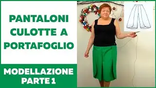 Come modellare pantaloni culottes? Gonna pantaloni. Modellazione. Parte 1.