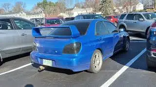 Subaru WRX с &laquo;глазами жука&raquo; &mdash; раллийный автомобиль Impreza W.R.X. 2002, 2003, 2004, 2005 годов вы...
