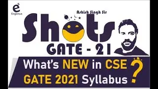 GATE Shots 2021 : Changes in Computer Science syllabus