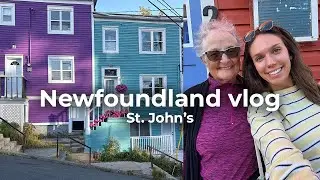 St.John's Newfoundland Vlog - The Rooms, Jellybean Row & Fish and Chips