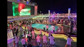 NCL Encore Cruise  - Final 2 days Compilation -  Ship Entertainment and Glow Party