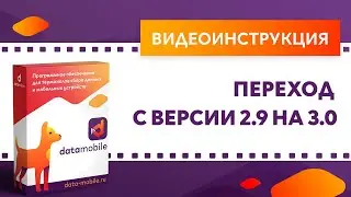DataMobile 3: Переход с версии 2.9 на 3.0