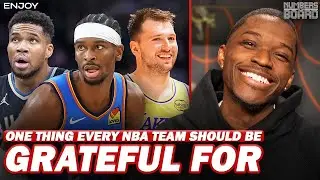 One Thing Every NBA Team Should Be Grateful For | Numbers On The Board