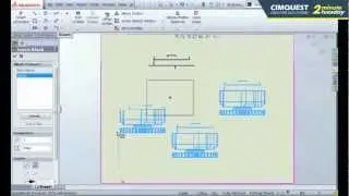 Drawing View to Sketch Entities 2 Minute Tuesday - What's New in SolidWorks 2013 by Cimquest