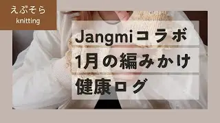 【編み物ラジオ】Jangmiコラボの話/1月の編みかけ/健康ログ