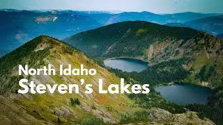 Upper and Lower Steven's Lakes. North Idaho.