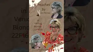 🍑Peaches is a peach! 🍑 Jon Renau 🍑color Venice Blonde 22F16S8 #jonrenau #peaches #tlwigs