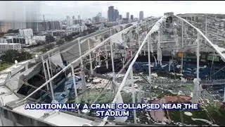 Hurricane Milton Devastates Tropicana Field: Roof Damage and Flooding Aftermath