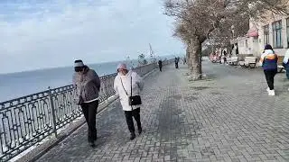 Анапа. Третий день голол&euml;дного квеста в городе! Набережная Маяк 14 января 2026. 13.30