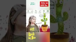 VEBETO Dancing Cactus Talking Toy Kids (1 Year Brand Warranty) Children Plush Electronic Toys #viral