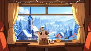 Hamster and Winter Wonderland 🐹❄️Winter Lo-fi Jazz for Study, Focus