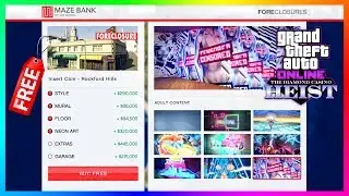 GTA 5 Online The Diamond Casino Heist DLC Update - FREE ARCADE PROPERTY! Best Upgrades & MORE!