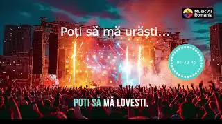 Poti sa ma urasti - Luca / music_ai_romania - LYRICS - LIVE Remix