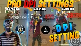 free fire dpi settings| How to use dip | Headshot Dpi 2023