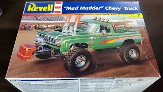 Revell Mad Mudder Chevy Truck 85-2584 Before you Buy / Box opening Parts, Decals, Instructions