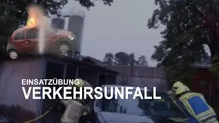 🚨🔧 VU 2 PKW, FAHRZEUG BRENNT | EINSATZ&Uuml;BUNG L&Ouml;SCHZUG PULHEIM