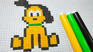 Como hacer a Pluto | Pixel Art | Hama Beads