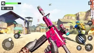 FPS Real Commando Mission Game - геймплей на Android