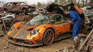 ASMR Car Restoration! Full Restoration of a Pagani Zonda from Total Disrepair to Looking New
